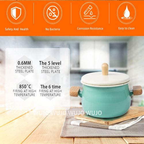 WUJO  Enamel Juego de Ollas de Cocina for Home Kitchen Promotion