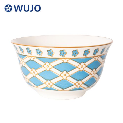 WUJO New Arabic Style Ceramic Dinner Plate Sets Porcelain Dinnerware Sets