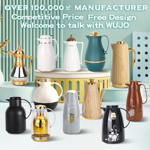 Wujo Wholesales Factory Supply Vacuum Flask Insulated Pink Glass Refill Glass Liners