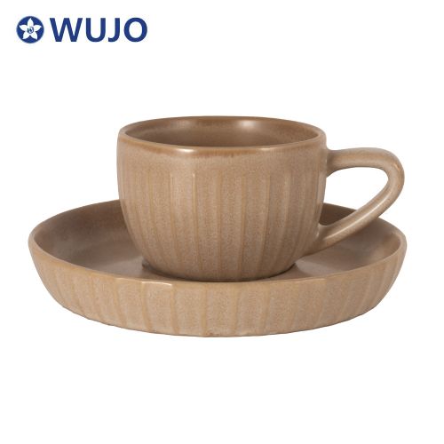WUJO European Style Stoneware Dinner Plate Sets Wholesale Ceramic Dinnerware Sets