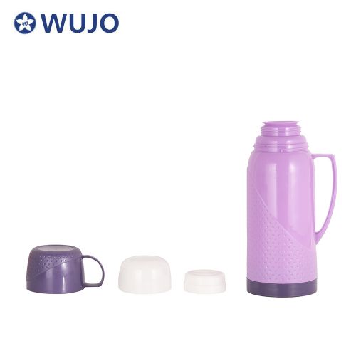 WUJO 1.0L 1.8L Vacuum Flasks Glass Refill Thermal Water Bottle Travel Thermos For Coffee Or Water