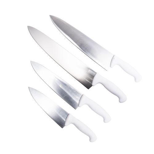 WUJO Dishwasher Safe Luxury Kitchen Black Painting Stainless Steel 6pcs Table Knives Set