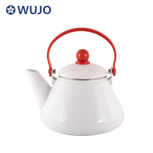 WUJO Best Selling Enamel Bowl Plate Mug Camping Enamel Tableware Set
