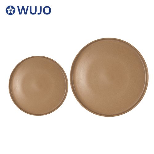 WUJO European Style Stoneware Dinner Plate Sets Wholesale Ceramic Dinnerware Sets