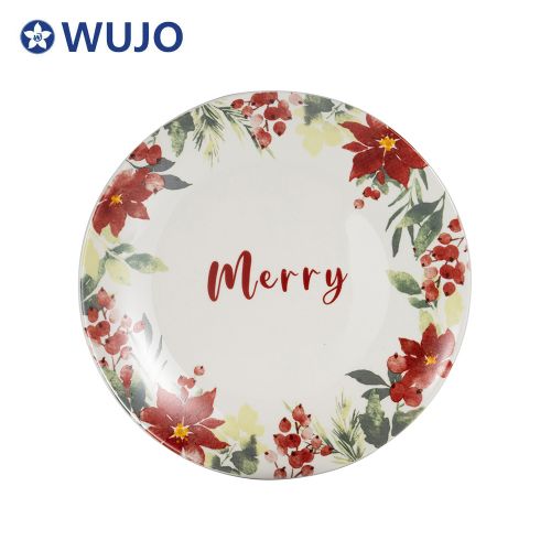 WUJO New Ceramic Tableware Set Luxury 16 pcs Porcelain Dinnerware Sets