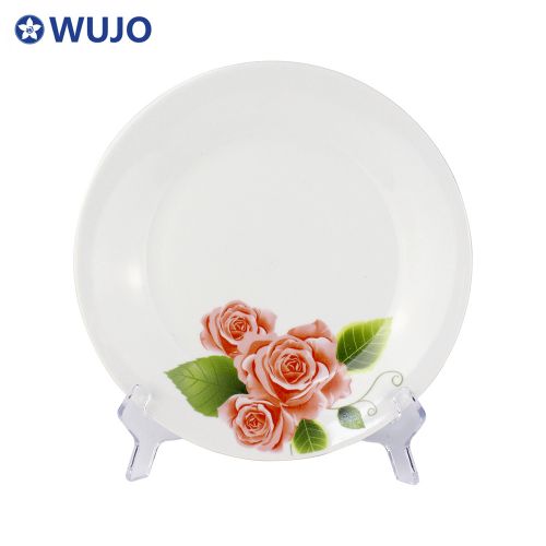 WUJO Wholesale Ceramic Dinner Plates Set Cheap 20 pcs Porcelain Dinnerware Sets