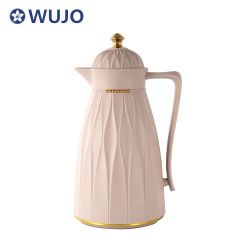 WUJO Luxury Middle East Morocco Hot Cold Thermal Thermos Arabian Vacuum Flask with Glass Liner