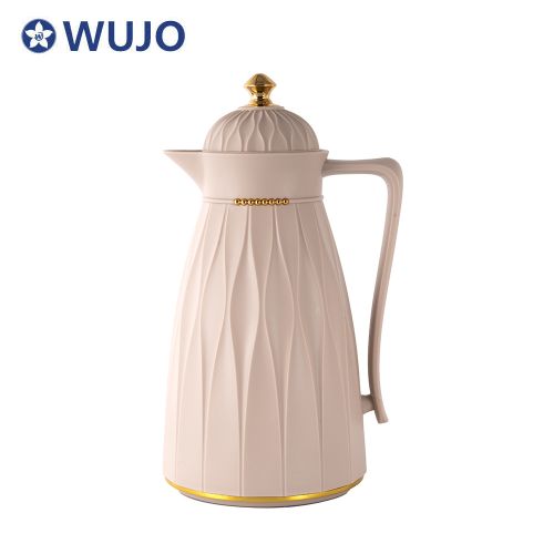 WUJO Luxury Middle East Morocco Hot Cold Thermal Thermos Arabian Vacuum Flask with Glass Liner