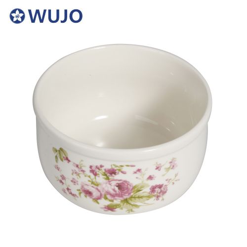 WUJO Microwave Safe Ceramic Bowl Set 3pcs Ceramic Storage Bowl Sets with Lid
